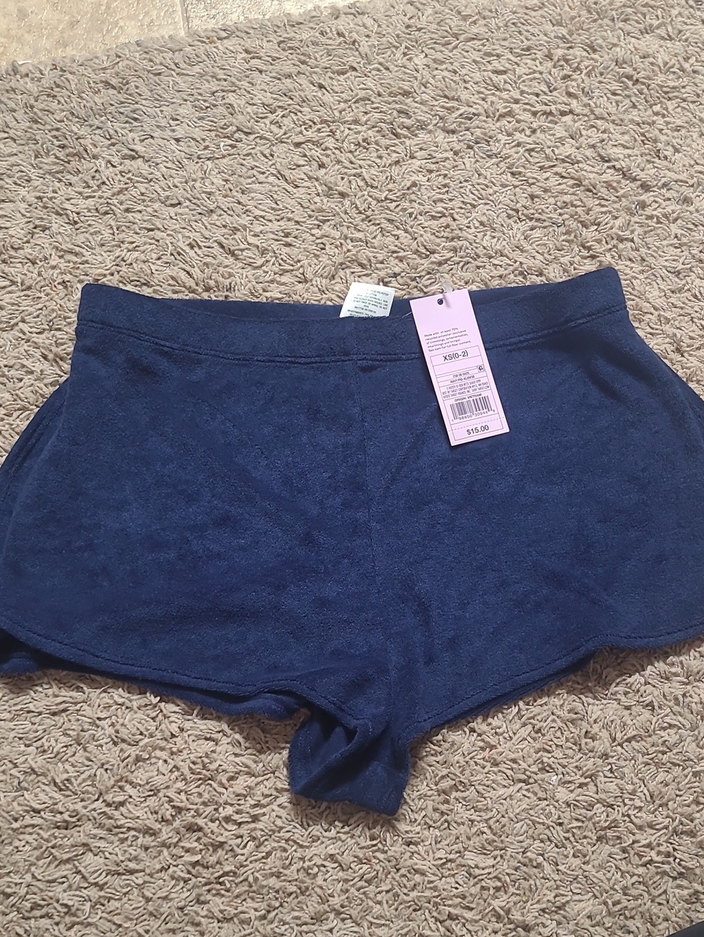 Wild Fable Women’s Navy Terry Cloth Shorts Size Xsmall